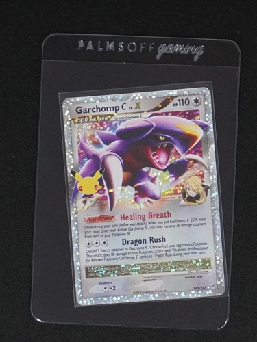 2009 Pokémon Celebrations #145 Garchomp C LV.X — front