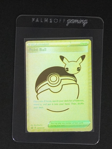 2021 Pokémon Celebrations #SWSH146 Poké Ball — front