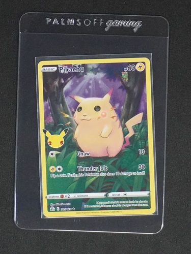 2021 Pokémon Celebrations #005 Pikachu — front