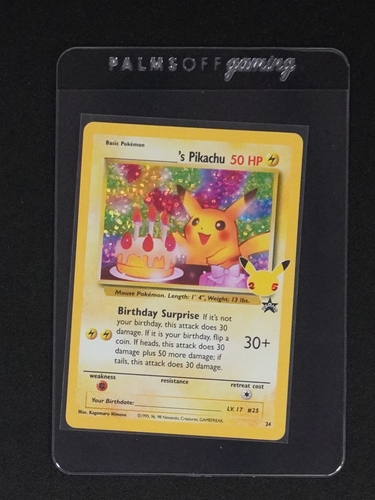 2021 Pokémon #24 ______'s Pikachu Celebrations Classic Collection — front