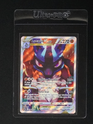 2023 Pokémon SWSH Black Star Promo #291 Lucario VSTAR — front