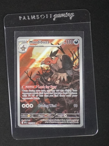 2025 Pokémon SV White Flare #145 Mandibuzz Illustration Rare — front