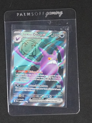 2025 Pokemon TCG #217 Team Rocket's Crobat EX — front