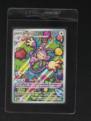 2023 Pokémon TCG Phantasmal Flames #107 Ambipom — front