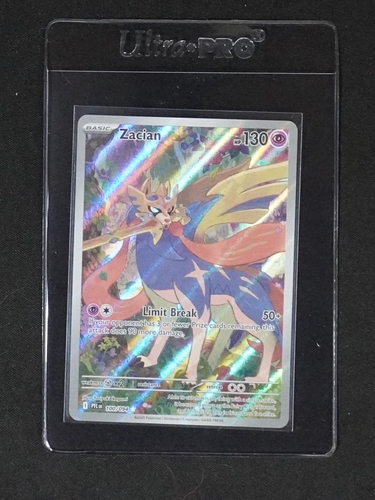 2023 Pokémon Phantasmal Flames #100 Zacian Illustration Rare — front