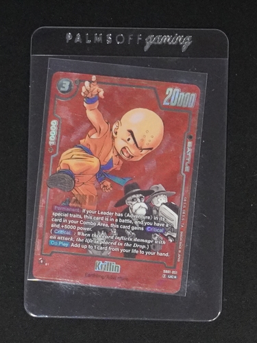 2025 Dragon Ball Super Fusion World Manga Booster #SB01-051 Krillin — front