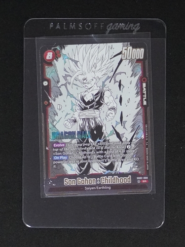Dragon Ball Fusion World Manga Booster 02 #SB02-008 Son Gohan: Childhood — front
