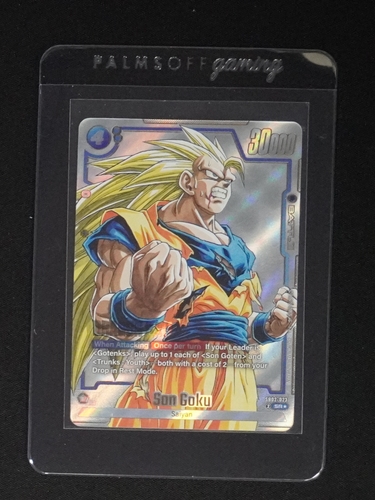 2025 Dragon Ball Fusion World Manga Booster 02 #SB02-023 Son Goku SR Alt Art — front
