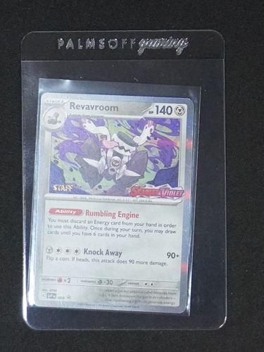 2023 Pokémon Scarlet & Violet Promo #008 Revavroom — front