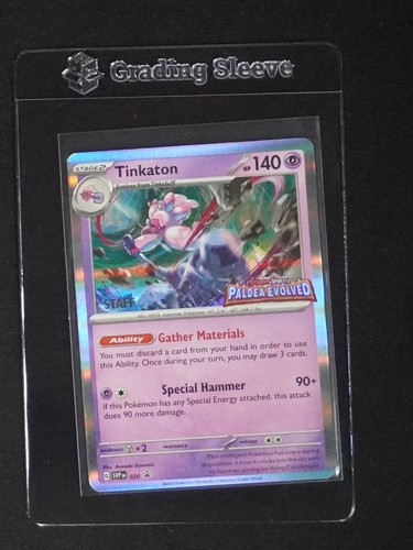 2023 Pokémon TCG Paldea Evolved #020 Tinkaton — front