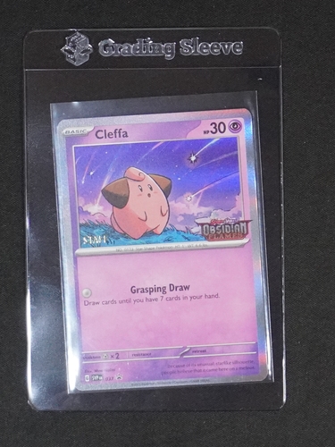 2023 Pokémon SVP #037 Cleffa Obsidian Flames Prerelease Staff Promo — front