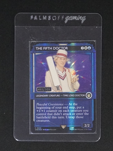 2023 Magic The Gathering Universes Beyond Doctor Who The Fifth Doctor #493 — front