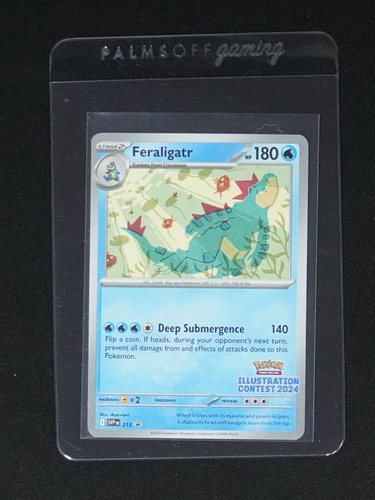 2024 Pokemon Illustration Contest #213 Feraligatr — front
