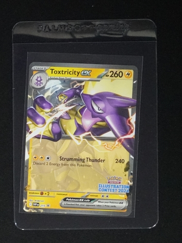 2024 Pokémon Illustration Contest #215 Toxtricity EX — front