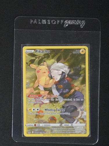 2022 Pokemon Sword & Shield Lost Origin #TG05 Pikachu — front