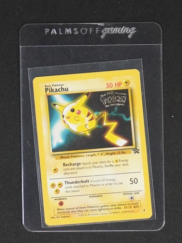 1999 Pokémon #4 Pikachu The First Movie Promo — front