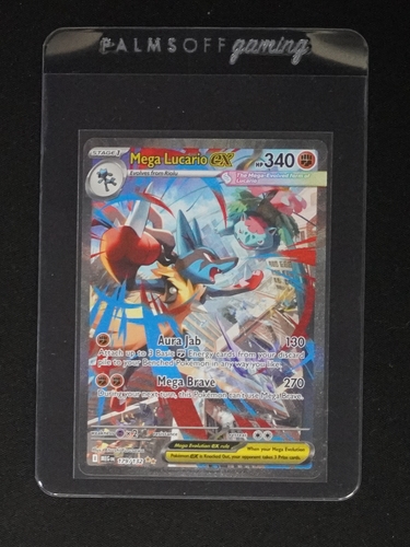2025 Pokemon Mega Evolution #179 Mega Lucario EX — front