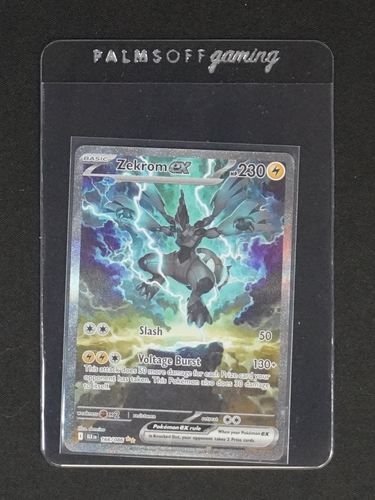 2025 Pokémon Black Bolt #166 Zekrom EX — front