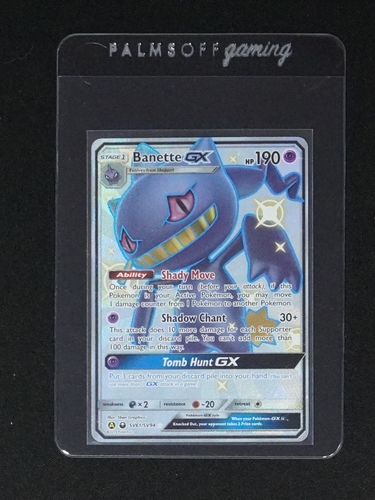 2017 Pokémon SM Black Star Promo #SV61 Banette GX — front