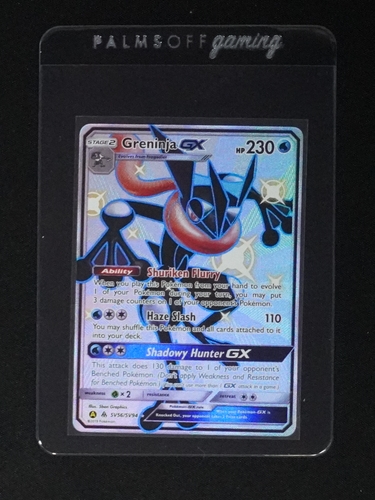 2019 Pokémon Sun & Moon Hidden Fates #SV56 Greninja GX — front