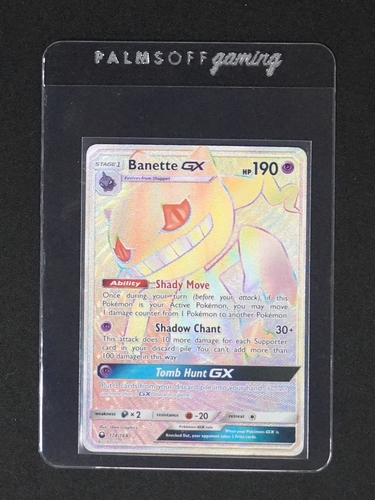 2018 Pokemon Sun & Moon #174 Banette GX — front