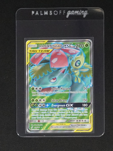 2019 Pokémon #159 Celebi & Venusaur GX — front