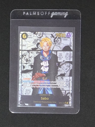2025 One Piece Card Game OP13-120 Sabo Manga Alternate Art — front
