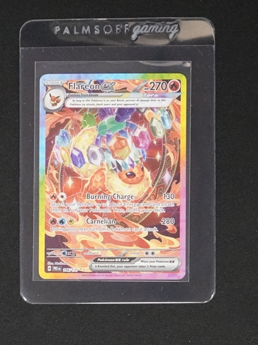 2025 Pokémon Prismatic Evolutions #146 Flareon EX — front