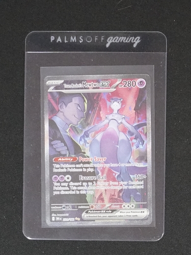 2025 Pokémon Destined Rivals #231 Team Rocket's Mewtwo EX — front