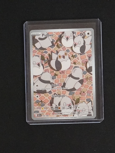 2025 Pokémon Black Bolt #148/086 Pidove Illustration Rare — front