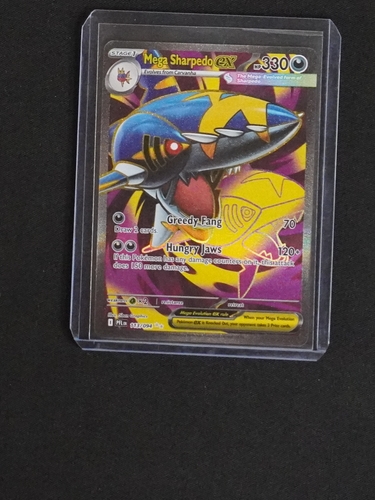 2025 Pokémon Phantasmal Flames #113 Mega Sharpedo GX — front