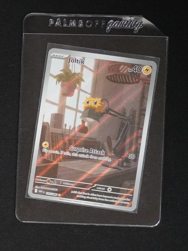 2022 Pokémon Scarlet & Violet #116 Joltik Illustration Rare White Flare — front