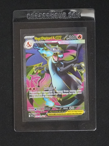 2025 Phantasmal Flames #109 Mega Charizard X ex — front