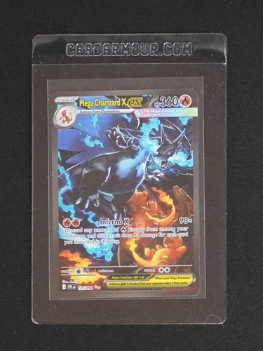 2025 Pokémon #125 Mega Charizard X EX Phantasmal Flames SIR — front