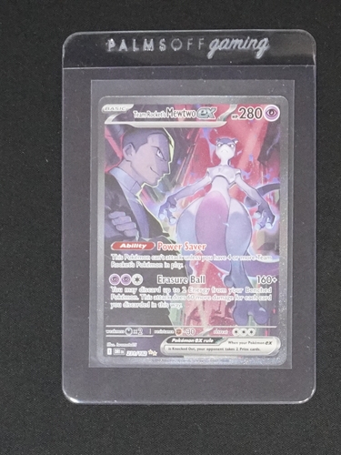 2025 Pokémon Destined Rivals #231 Team Rocket's Mewtwo EX — front