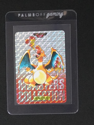 1996 Bandai Carddass #6 Charizard Prism — front