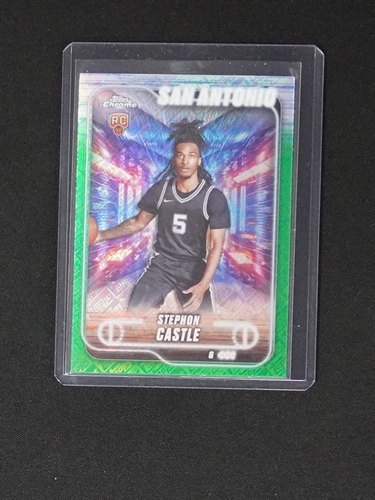 2024-25 Topps Chrome #122 Stephon Castle — front