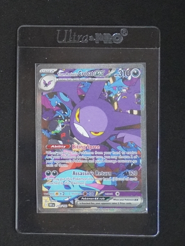 2022 Pokémon TCG Destined Rivals #234 Team Rocket's Crobat EX — front