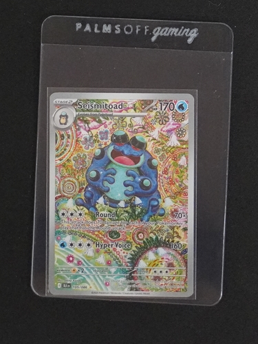 2025 Pokémon SV Black Bolt #105 Seismitoad Illustration Rare — front