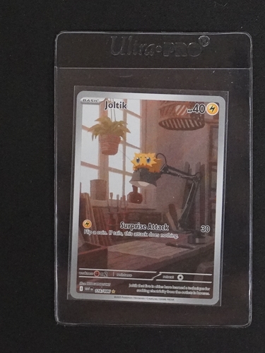 2023 Pokémon Scarlet & Violet #116 Joltik Illustration Rare White Flare — front