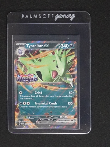 2014 Pokémon Prismatic Evolutions #64 Tyranitar ex — front