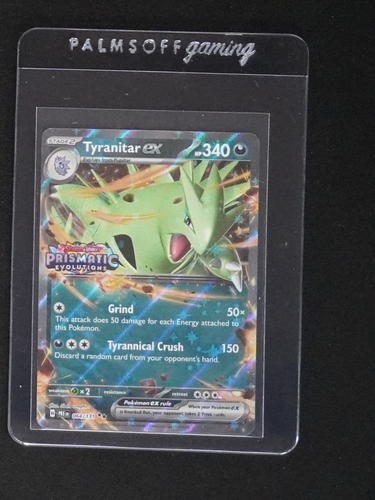 2014 Pokémon TCG Prismatic Evolutions #064 Tyranitar ex — front