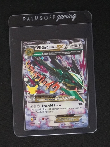 2021 Pokémon Celebrations Classic Collection #76 M Rayquaza EX — front