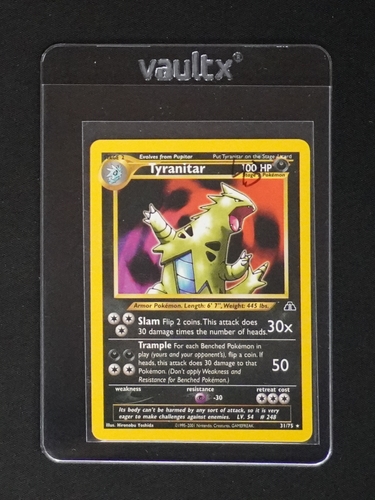 2001 Neo Discovery #31 Tyranitar — front