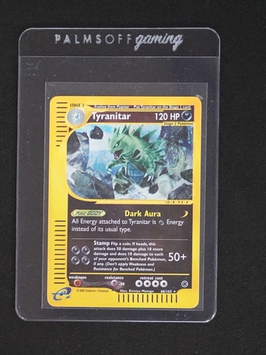 2002 Pokémon Expedition #66 Tyranitar — front