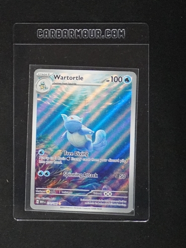 2023 Pokémon Scarlet & Violet 151 #171 Wartortle Illustration Rare — front