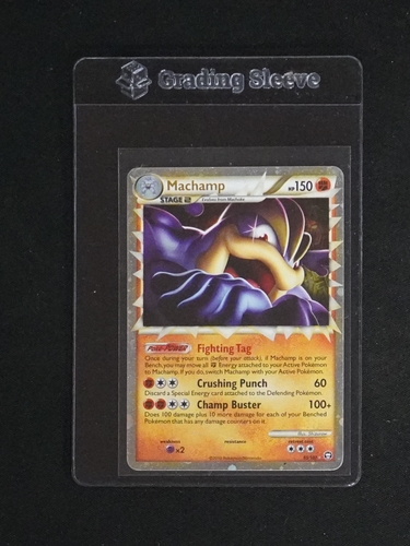 2010 Pokémon Heartgold Soulsilver Triumphant #95 Machamp Prime — front