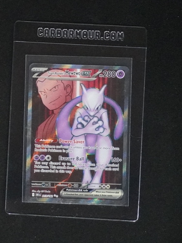 2025 Pokémon Destined Rivals #213 Team Rocket's Mewtwo EX — front