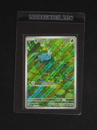 2023 Pokémon TCG Scarlet & Violet 151 #166 Bulbasaur Illustration Rare Holo — front