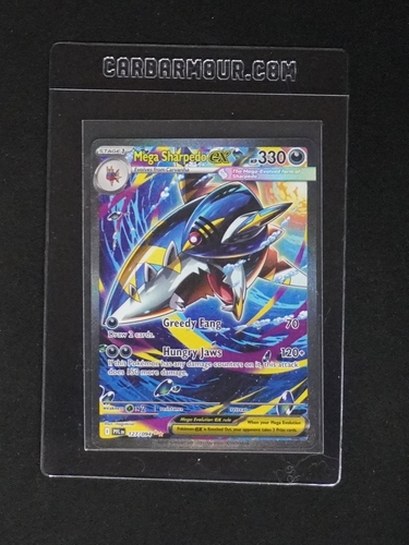 2022 Pokémon Phantasmal Flames #127 Mega Sharpedo EX — front